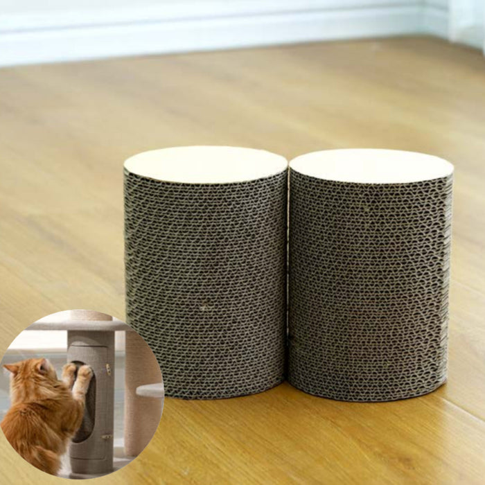 PetPals Replaceable Corrugated Cat Post 7in