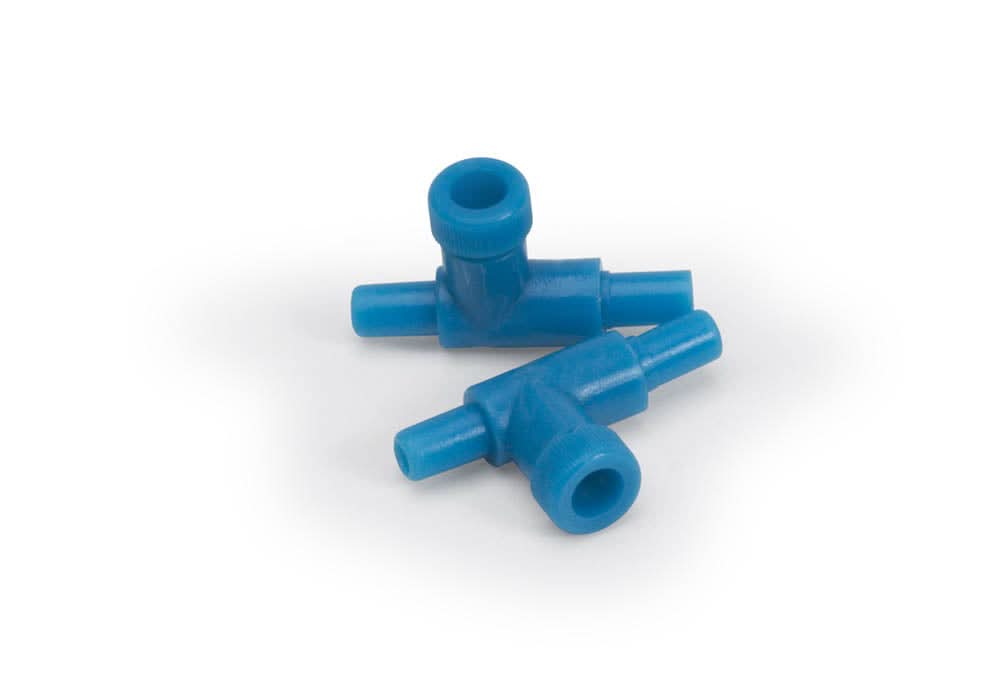 Lee's Aquarium & Pet Products Plastic Valve for Aquarium Pumps 2-Way Blue 2 Pack
