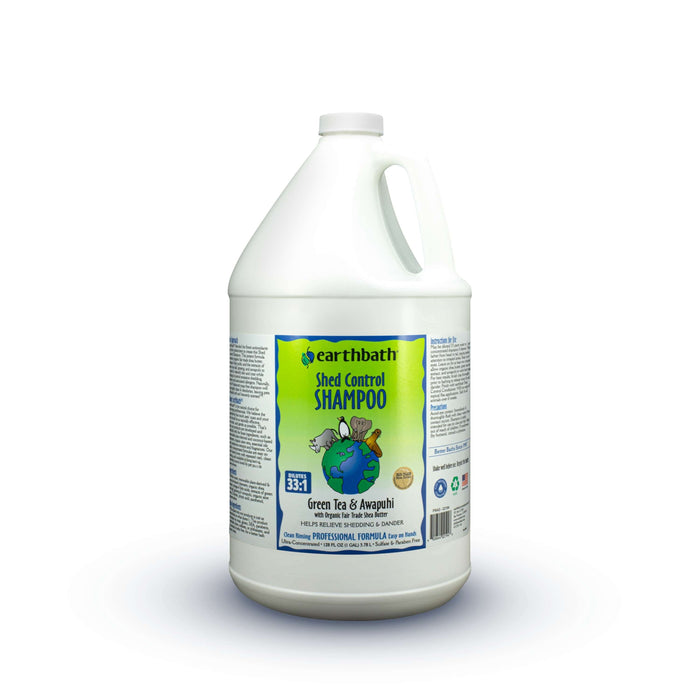 Earthbath Shed Control Green Tea & Awapuhi Shampoo 1gal