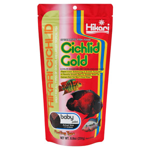 Hikari USA Cichlid Gold Baby Pellets Fish Food 8.8 oz Baby - Image 2