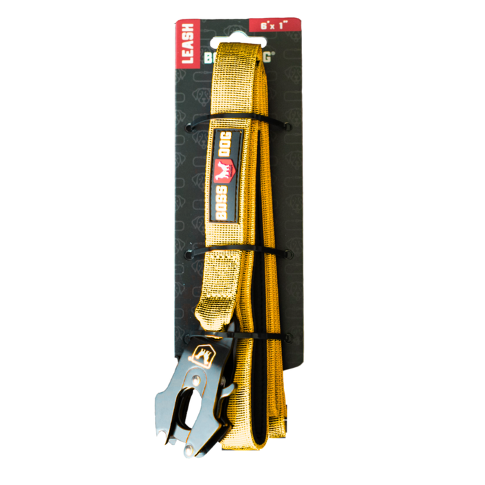 Boss Dog Tactical Dog Leash Yellow 6ft