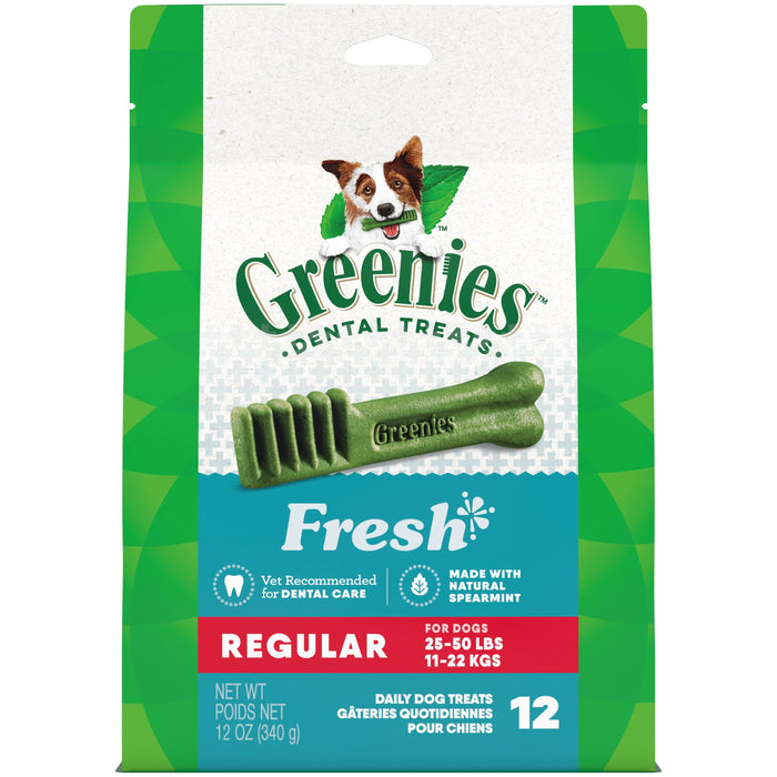 Greenies Dog Dental Treats Regular Fresh 12oz 12ct