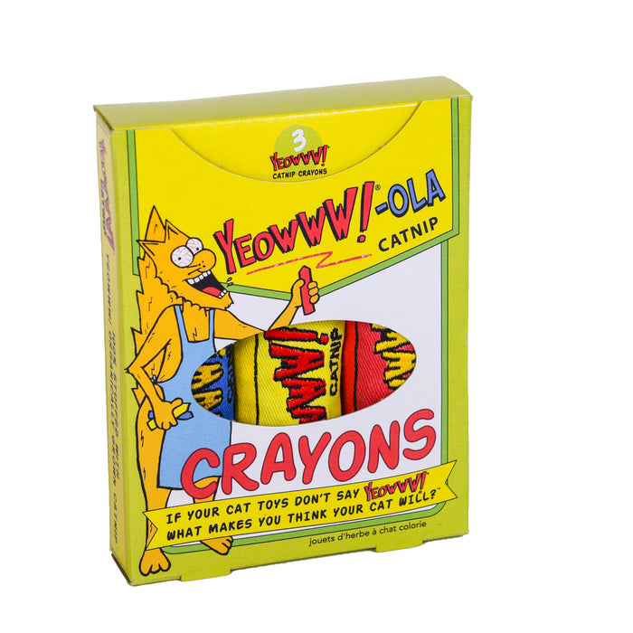 Yeowww! -ola Crayons Catnip Cat Toy One Size