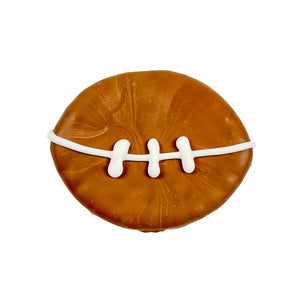 Bosco and Roxy's Football Dog Cookie Brown 3in - Image 2