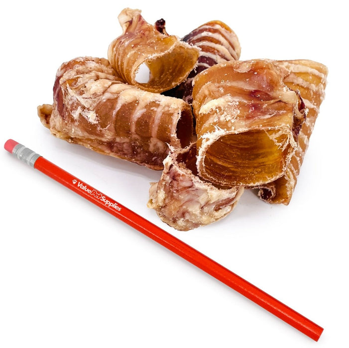 Value Pet Supplies ValueBull USA Beef Trachea Bites for Small Dogs - 2 lbs