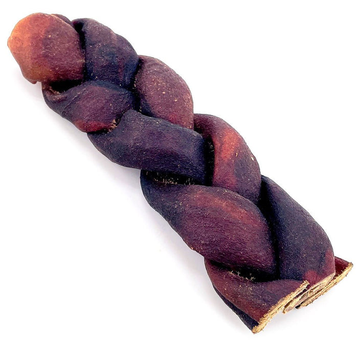 Value Pet Supplies ValueBull USA Collagen Braid Beef Large Dog Chews, Jumbo 6 Inch 10 Count