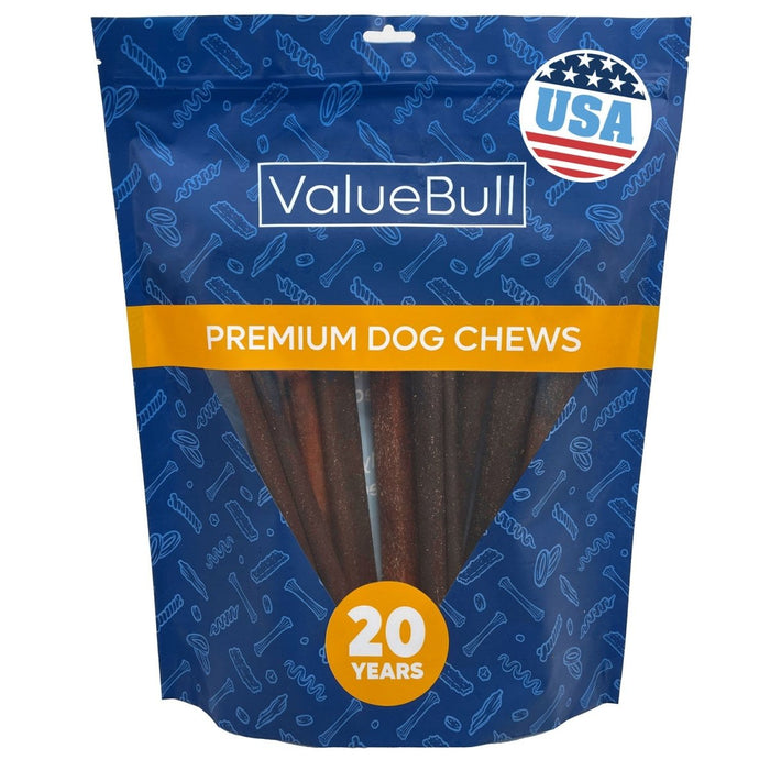 Value Pet Supplies ValueBull USA Collagen Sticks for Dogs, 12 Inch Jumbo Chews, Natural Long-Lasting Dog Treats, 10 Count