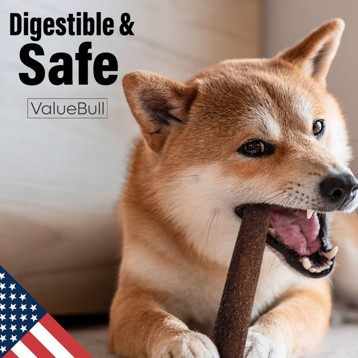 Value Pet Supplies ValueBull USA Collagen Sticks for Dogs, 12 Inch Jumbo Chews, Natural Long-Lasting Dog Treats, 10 Count