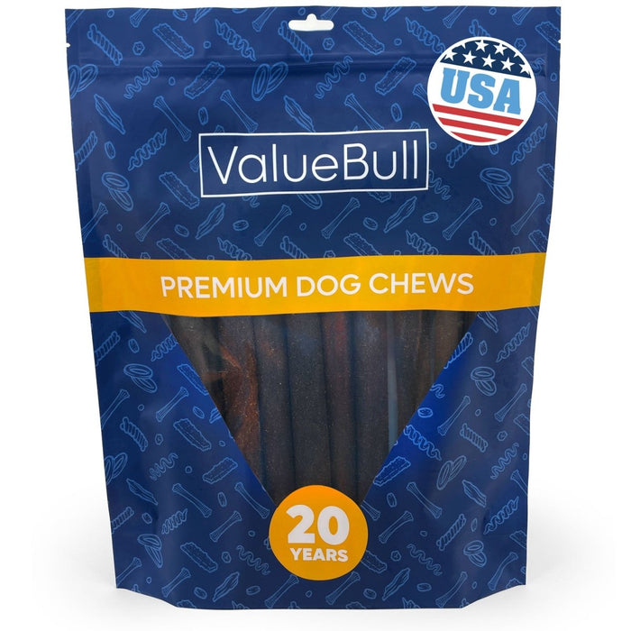 Value Pet Supplies ValueBull USA Collagen Sticks for Dogs, 12 Inch Super Jumbo Chews, Natural Long-Lasting Dog Treats, 10 Count