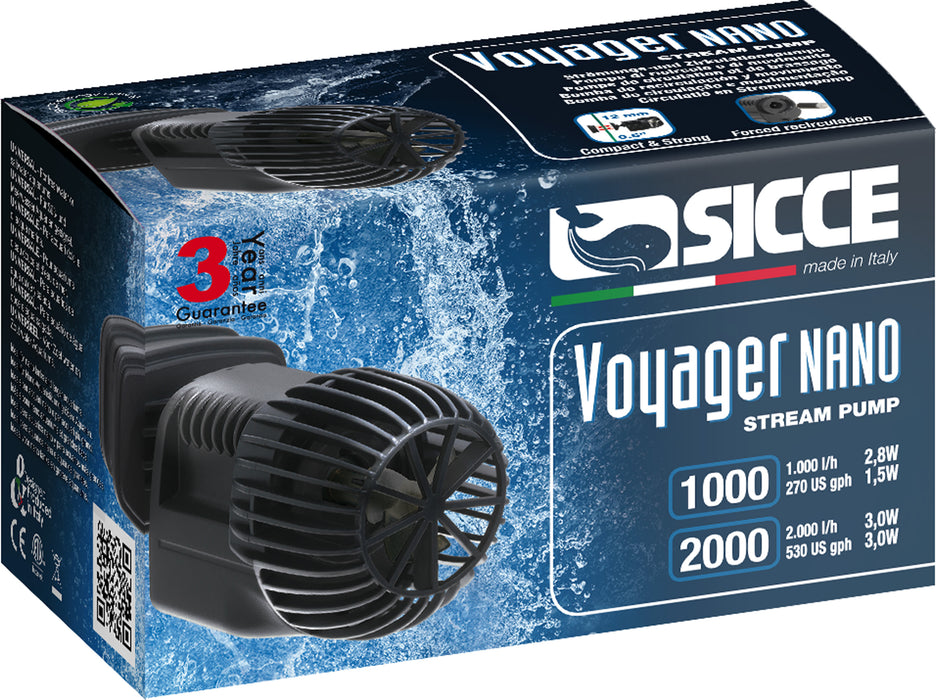Sicce VOYAGER NANO Stream Pump - 270 GPH - Image 2