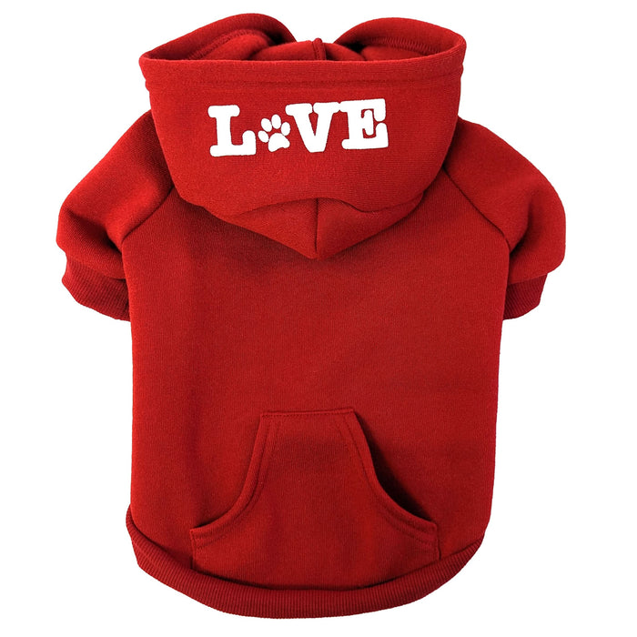 Fashion Pet Love That Hoodie Red XS