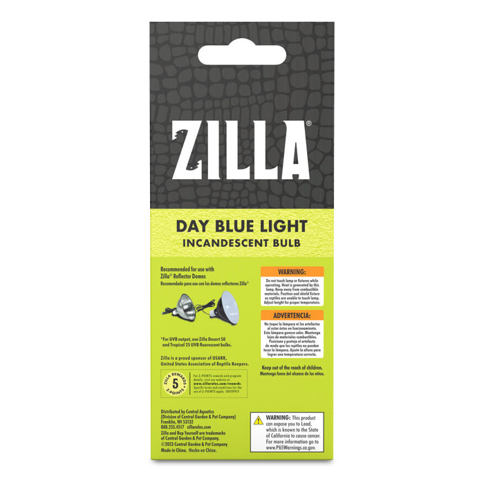 Zilla Incandescent Bulb Day Blue 75 Watt