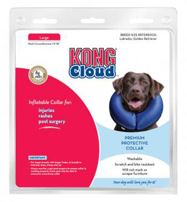 KONG Inflatable E-Collar Blue LG - Image 2