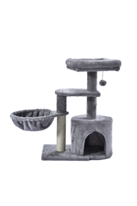 Max & Marlow Multi-Level Cat Tree with Bed 31.5in 31.5 in - Image 2