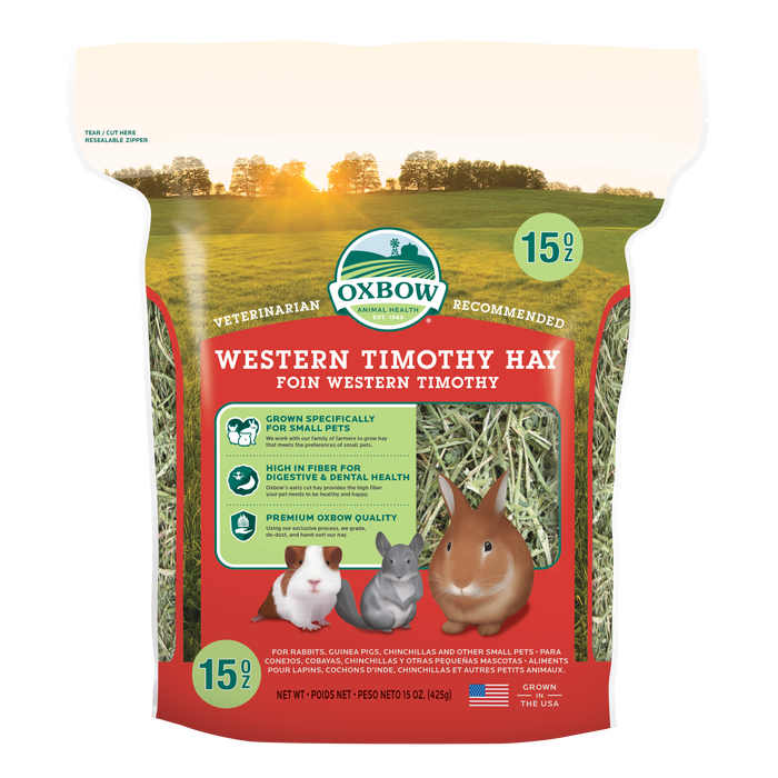 Oxbow Animal Health Western Timothy Hay 15oz