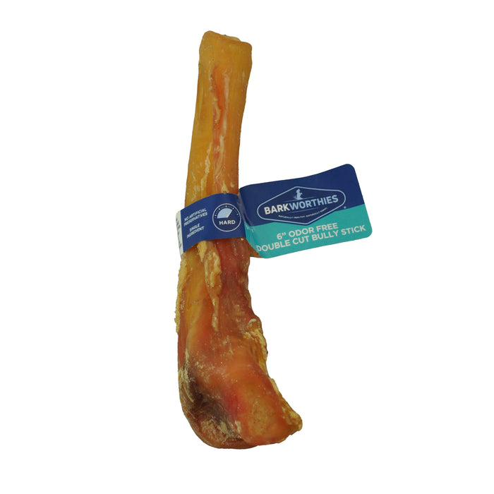Barkworthies Odor Free Double Cut Bully Stick 6 Inches 50 Count - Image 2
