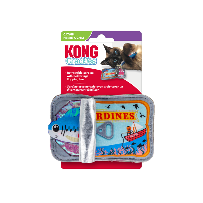 KONG Crackles Cat Toy Sardine One Size - Image 2
