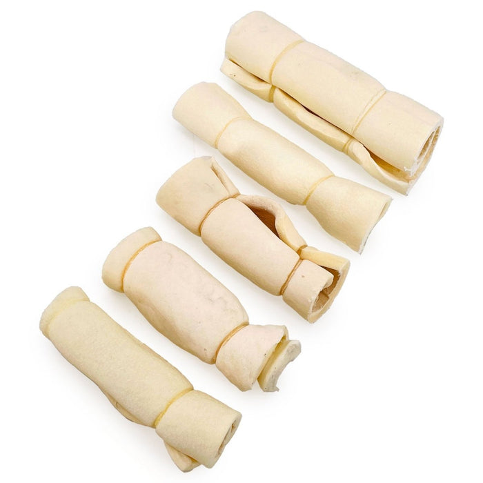 Value Pet Supplies ValueBull Beef Cheek Rolls, Dog Chews, Varied Shapes, 6 Inch - 1 lb