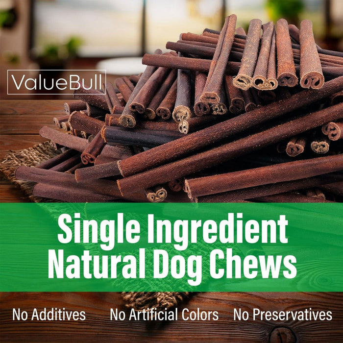 Value Pet Supplies ValueBull Collagen Sticks for Dogs, 12 Inch Medium Chews, Natural Long-Lasting Dog Treats, 25 Count