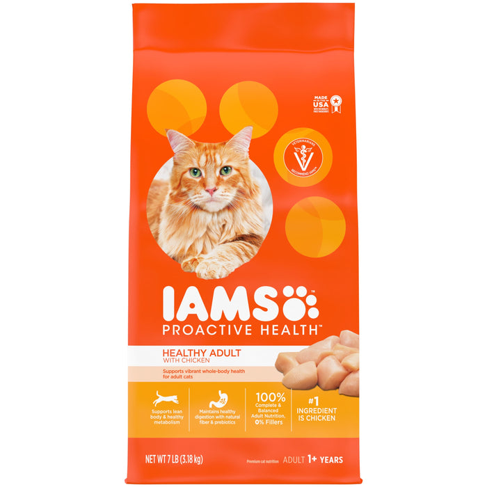IAMS Proactive Health Adult Dry Cat Food Chicken 7lb