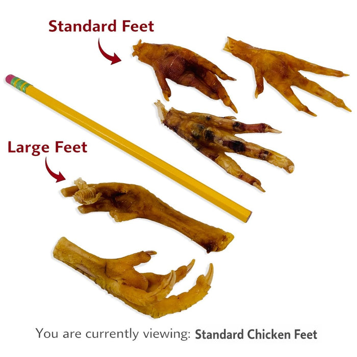 Value Pet Supplies Value Pet Supplies ValueBull Chicken Feet for Dogs, 50 Count