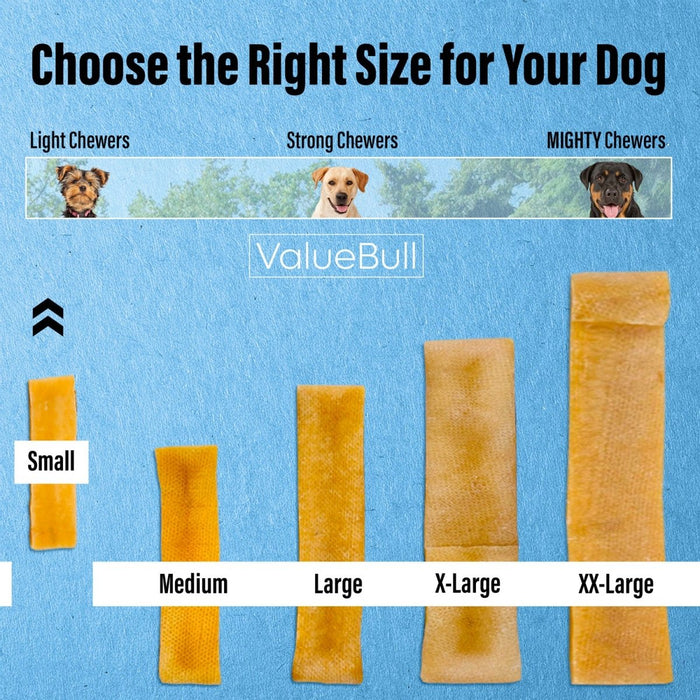 Value Pet Supplies ValueBull Himalayan Yak Cheese Dog Chews, Small, 2 lb