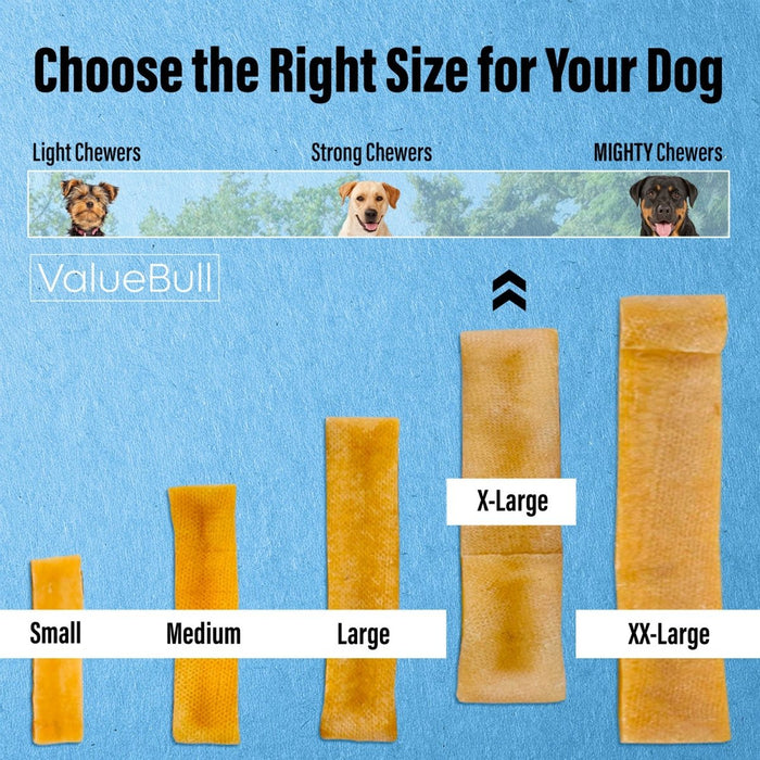 Value Pet Supplies ValueBull Himalayan Yak Cheese Dog Chews, Extra Large, 2 lb