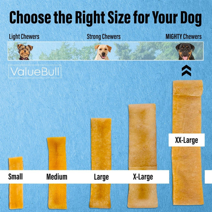 Value Pet Supplies ValueBull Himalayan Yak Cheese Dog Chews, Extra Extra Large, 10 ct