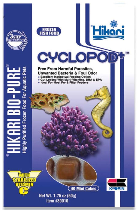 Hikari USA Cyclopod+ Frozen Fish Food 1.75 oz 40 Count - Image 2