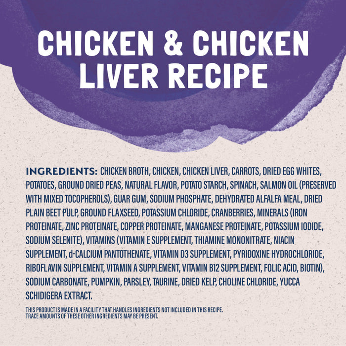 Natural Balance Pet Foods Original Ultra Platefulls Morsels in Gravy Wet Cat Food Pouch Chicken & Chicken Liver 3oz (Pack of 24)