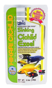 Hikari USA Cichlid Excel Sinking Pellets Fish Food 3.5 oz Mini - Image 2