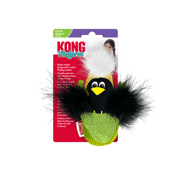 KONG Flingaroo Corny Bird Cat Toy One Size - Image 2