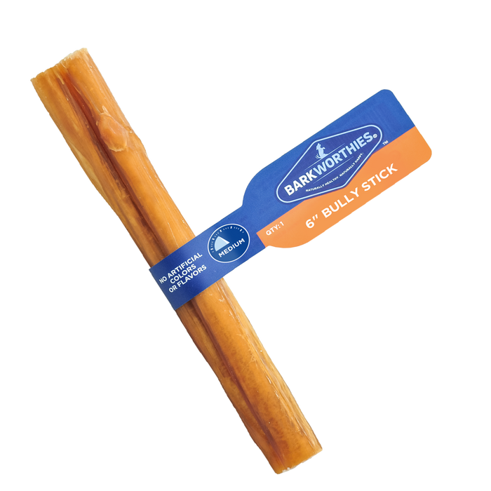 Barkworthies Naturally Scented Bully Stick 6 Inches 75 Count - Image 2