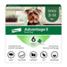 Elanco Advantage II Topical Flea Treatment & Prevention for Dogs 6-Month Supply SM Dogs (3-10 lbs) - Image 2