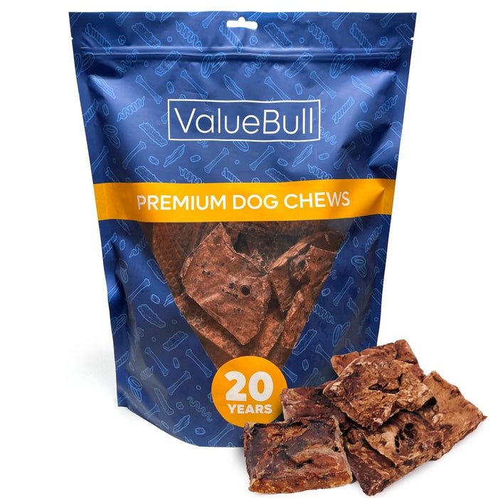 Value Pet Supplies ValueBull Lamb Lung Wafers for Dogs, Premium - 2 lbs