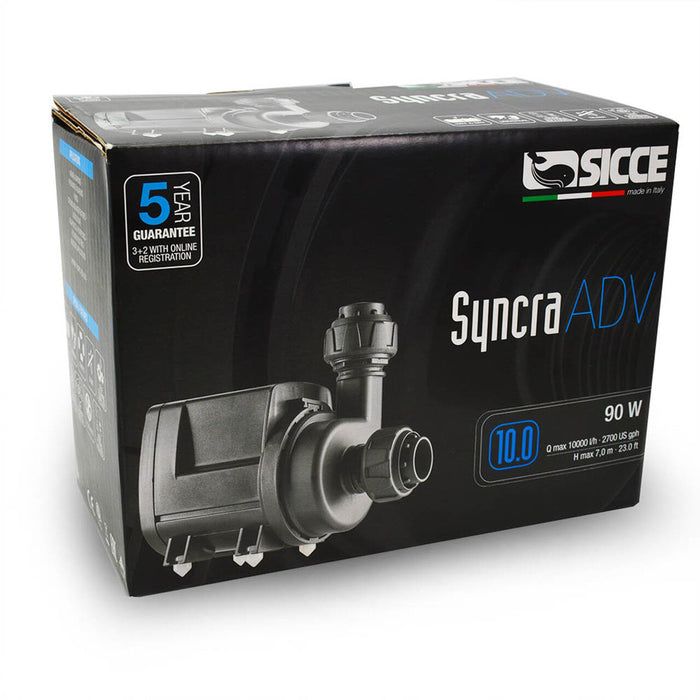 Sicce SYNCRA ADV 10.0 Return Pump - 2700 GPH - Image 2