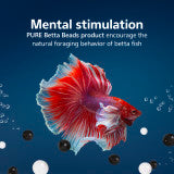 Aqueon PURE Betta Beads Black & White 8.8 Ounces