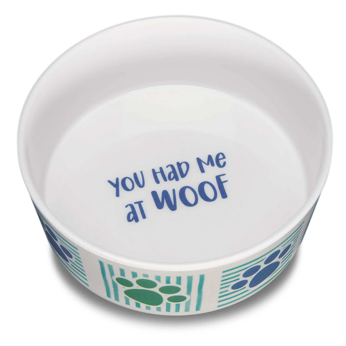 Loving Pets Dolce Moderna Bowl Had Me at Woof SM