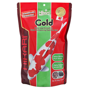 Hikari USA Gold Color Enhancing Pellet Fish Food for Koi and Pond Fishes 17.6oz LG - Image 2