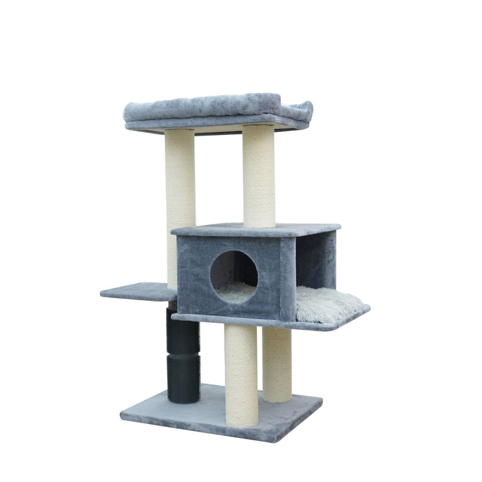 PetPals Lulu Cat Tree Blue 57in XL