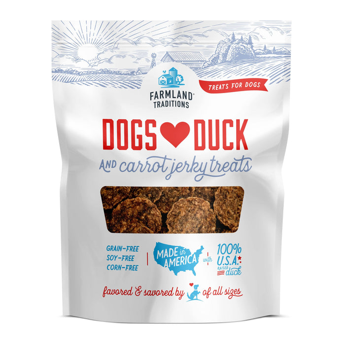 Farmland Traditions Dogs Love Duck & Carrot Dog Treats 13.5oz