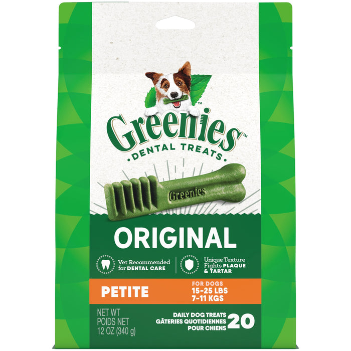 Greenies Dog Dental Treats Petite Original 12oz 20ct