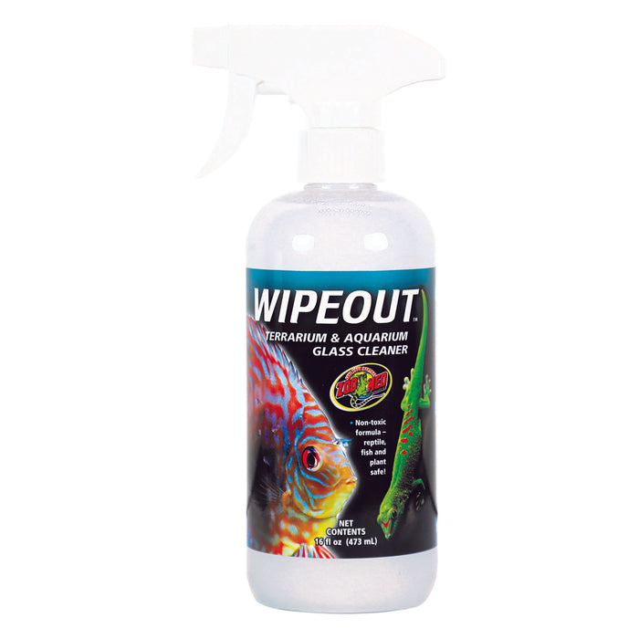 Zoo Med WipeOut Terrarium & Aquarium Glass Cleaner 16oz
