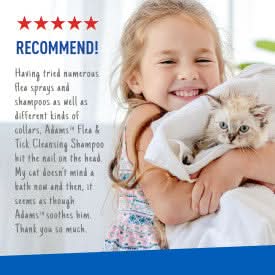 Adams Flea & Tick Cleansing Shampoo Clear 12 Ounces