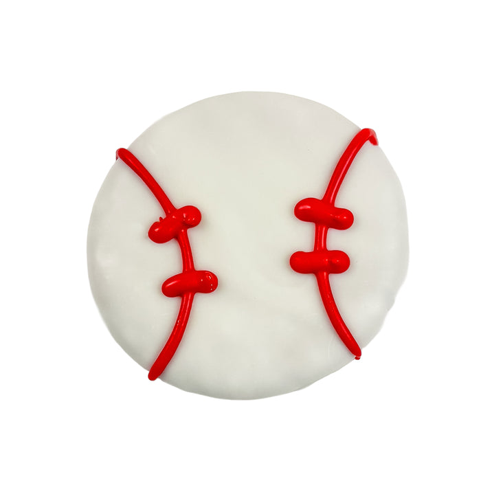 Bosco and Roxy's Baseball Dog Cookie 2.5in - Image 2