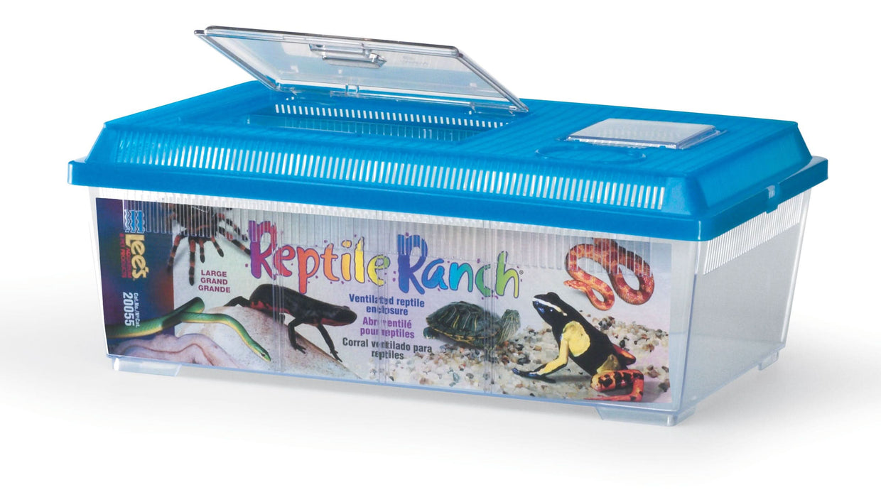 Lee's Aquarium & Pet Products Rectangle Reptile Ranch Assorted 17.75in X 6.87in LG