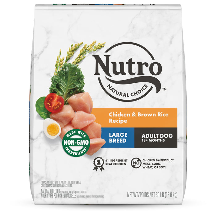 Nutro Products Natural Choice Large Breed Adult Dry Dog Food Chicken & Brown Rice 30lb