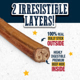 Cadet Bully Hide Sticks All-Natural Dog Chews Small Bully Stick Small (5 Count)