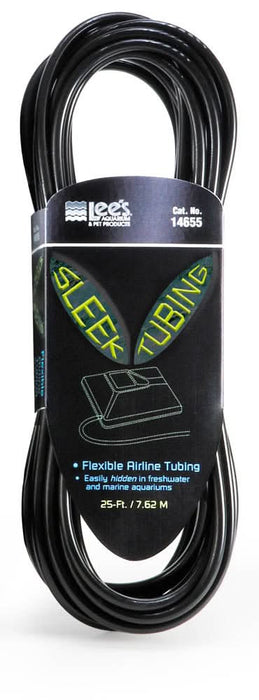 Lee's Aquarium & Pet Products Sleek Flex Sleeve Tubing Black 3/16 in X 25 ft
