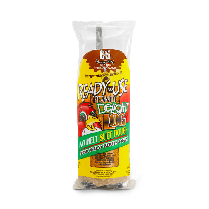 C&S RTU 2-Pound Peanut Delight Log, 8-Piece 1 Pounds (Pack of 8)